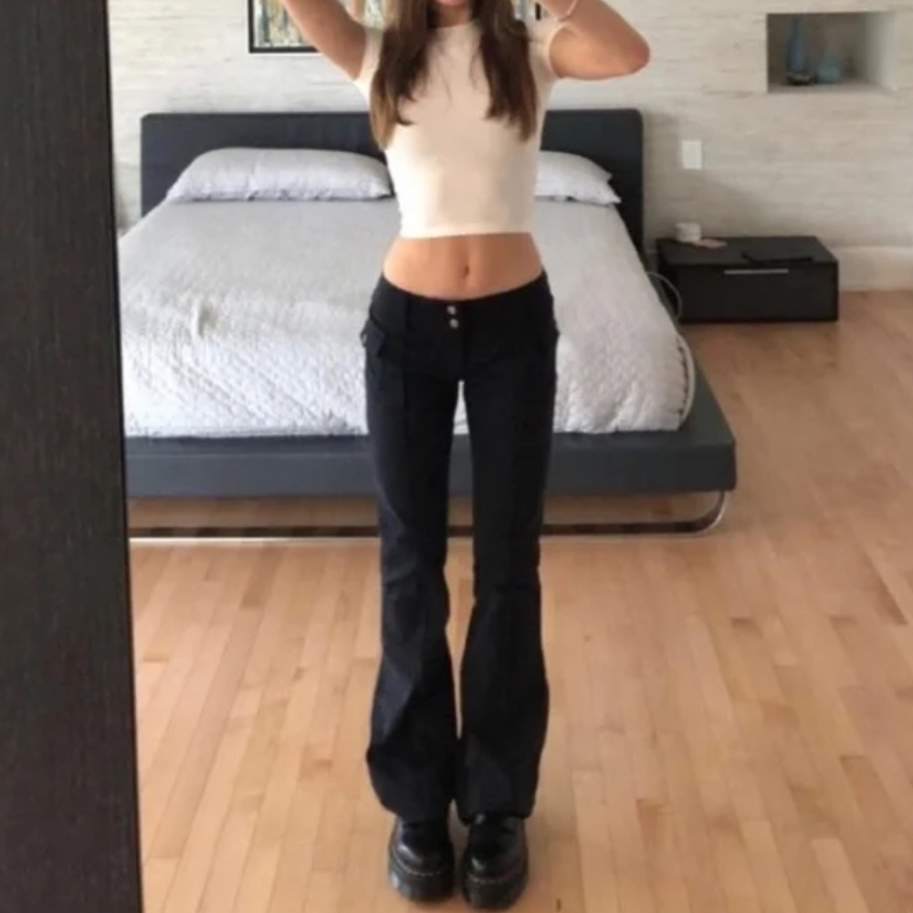 Brandy Melville Agatha Pants Black